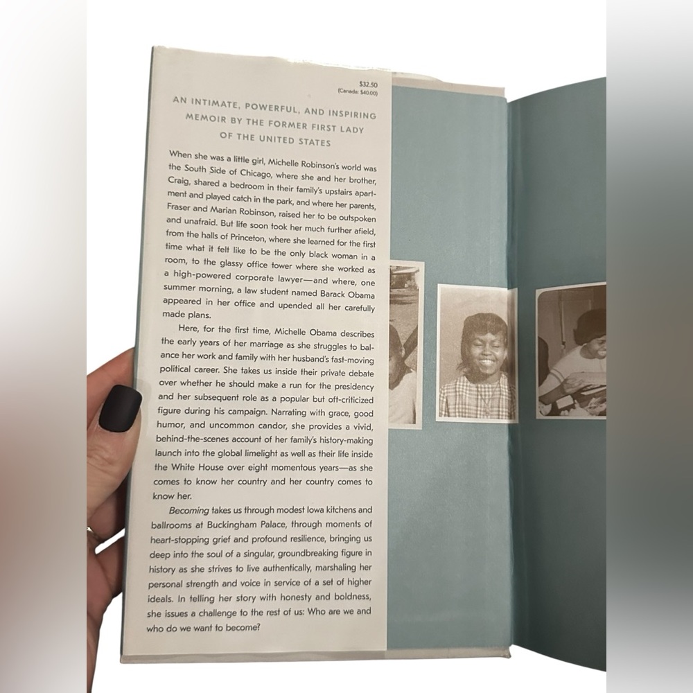Becoming by Michelle Obama Hardcover - Picture 3 of 3
